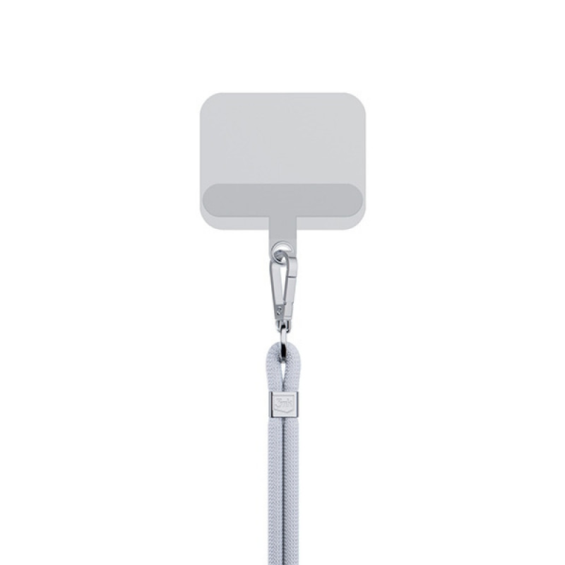 Smycz do telefonu 3MK EasyClip, szary / srebrny