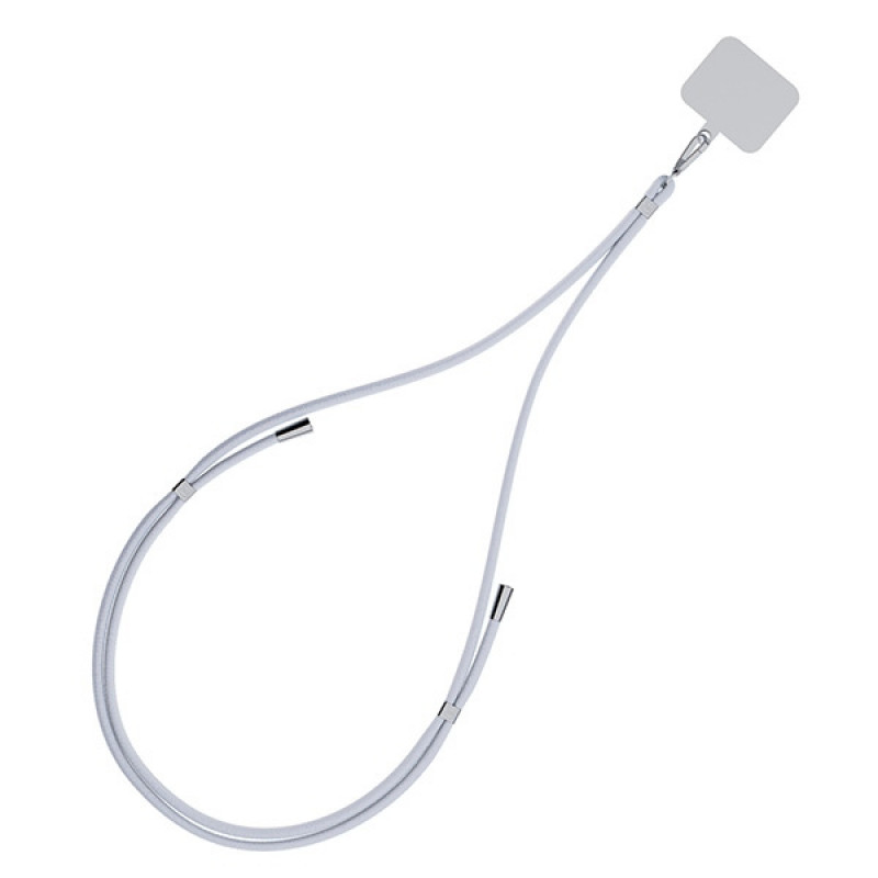 Smycz do telefonu 3MK EasyClip, szary / srebrny