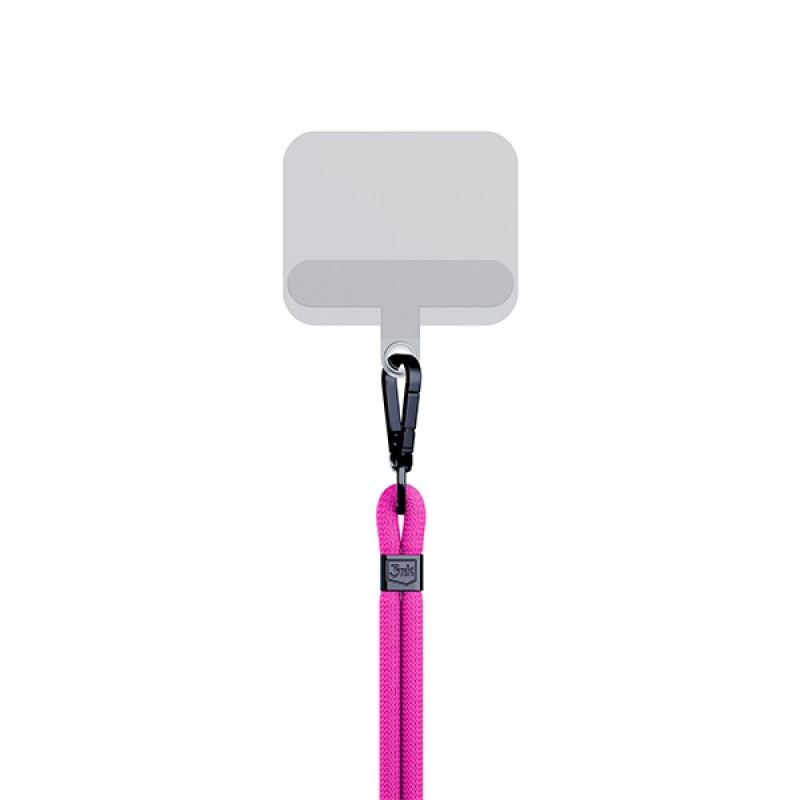Smycz do telefonu 3MK EasyClip, Pink / Black
