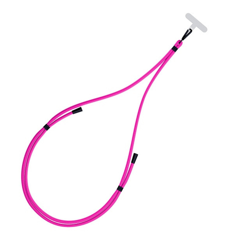 Smycz do telefonu 3MK EasyClip, Pink / Black