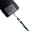 3MK EasyClip smycz do telefonu, Dark Green / Gold