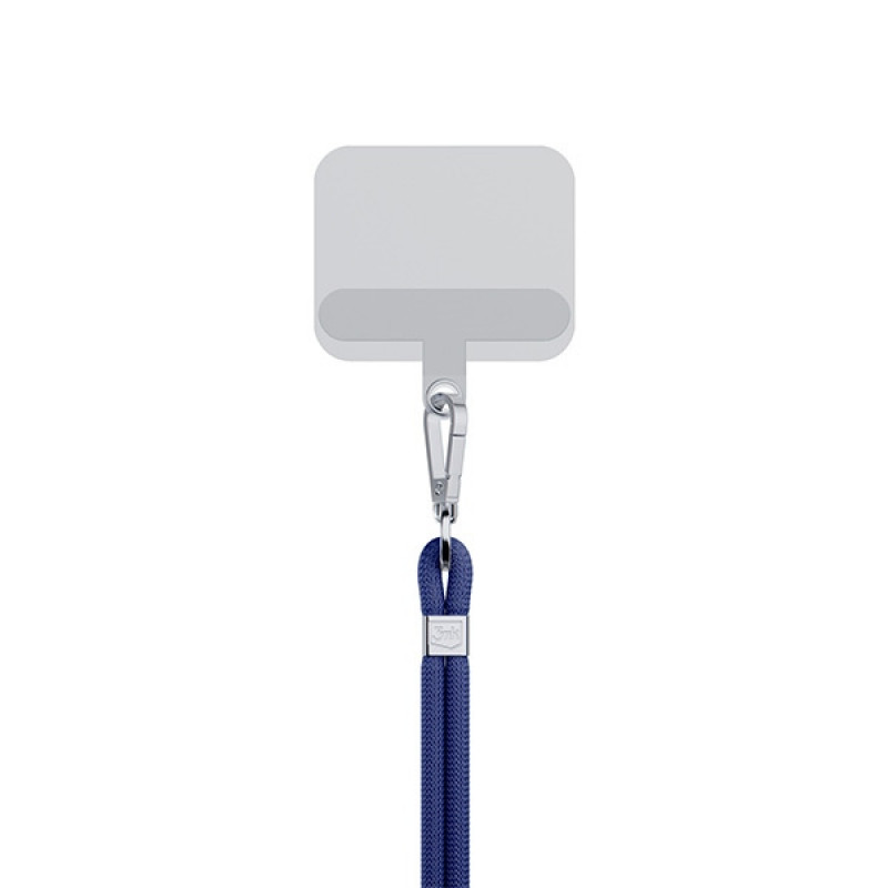 Smycz do telefonu 3MK EasyClip, Dark Blue / Silver