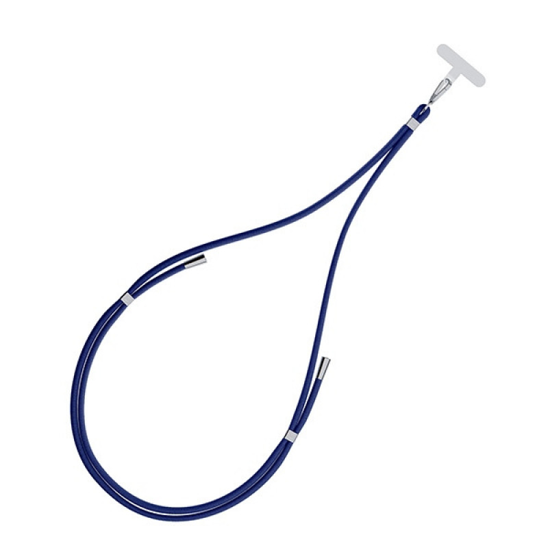 Smycz do telefonu 3MK EasyClip, Dark Blue / Silver