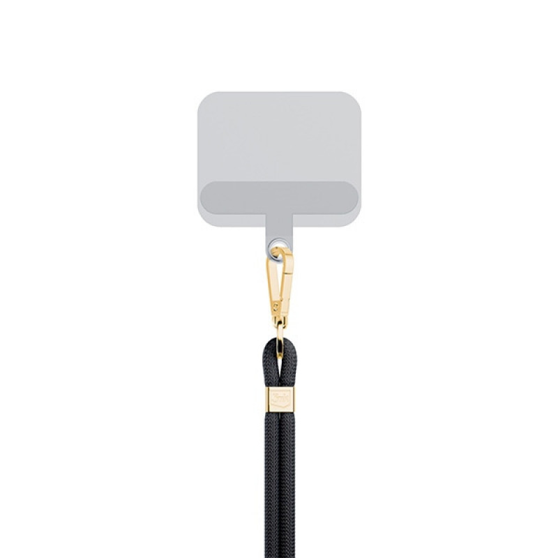 Smycz do telefonu 3MK EasyClip, Black / Gold
