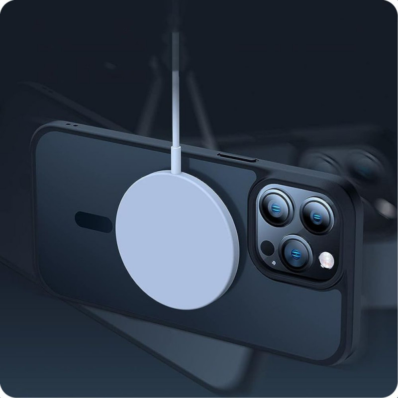 Etui Tech-Protect Magmat MagSafe THP2283 do Apple iPhone 15 Pro, Matte Black