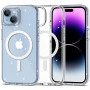 Etui Tech-Protect FlexAir Hybrid MagSafe dla Apple iPhone 15, Glitter Clear