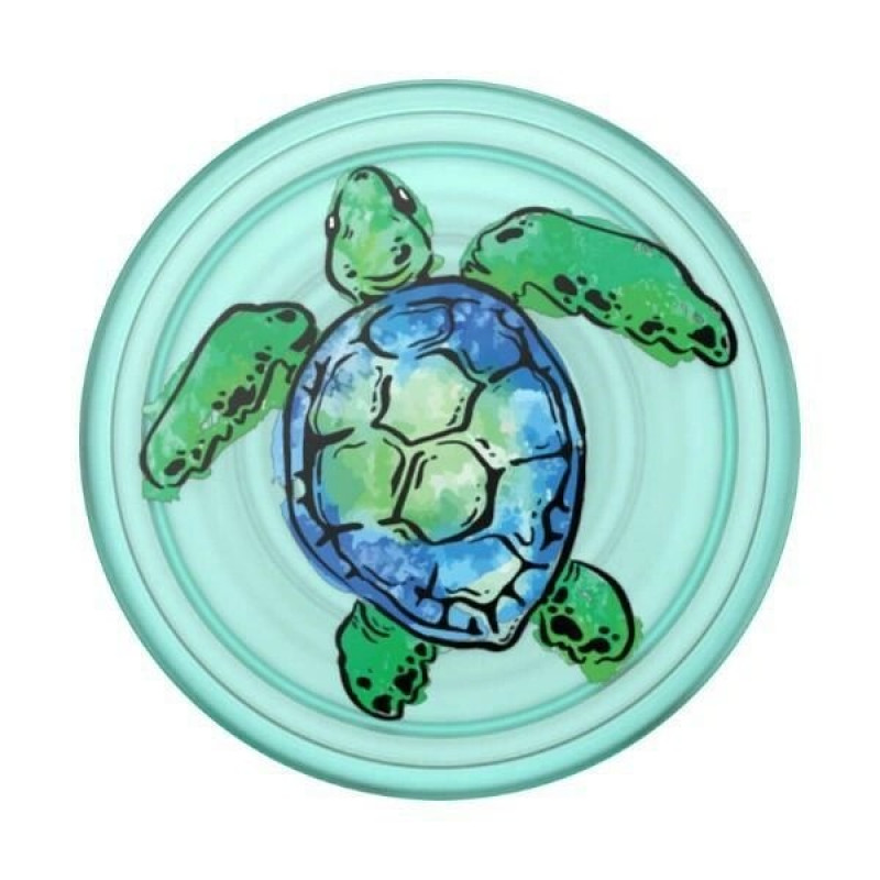 Uchwyt i podstawka do telefonu PopSockets PopGrip PlantCore Tortuga
