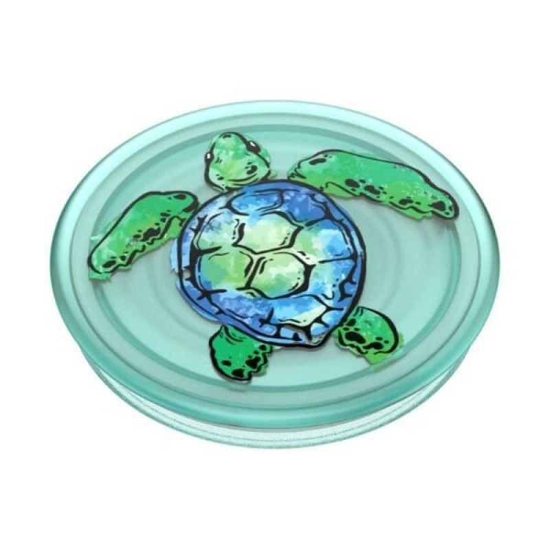 Uchwyt i podstawka do telefonu PopSockets PopGrip PlantCore Tortuga