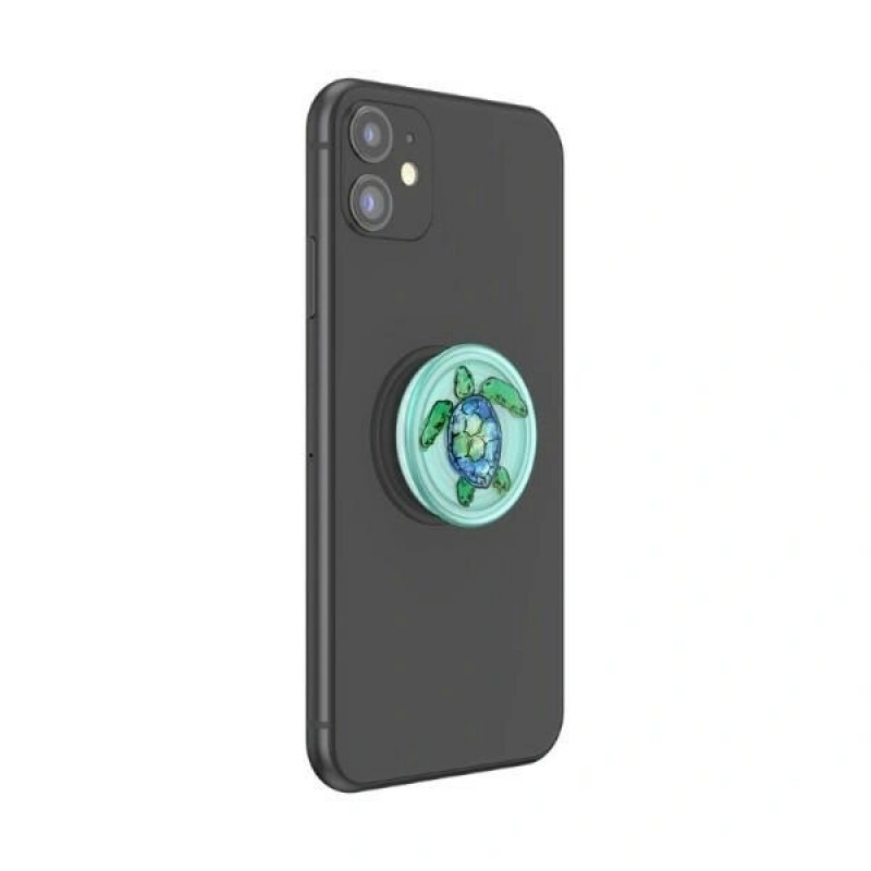 Uchwyt i podstawka do telefonu PopSockets PopGrip PlantCore Tortuga
