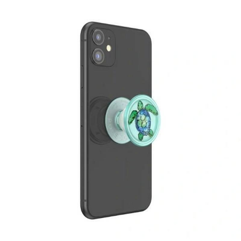 Uchwyt i podstawka do telefonu PopSockets PopGrip PlantCore Tortuga