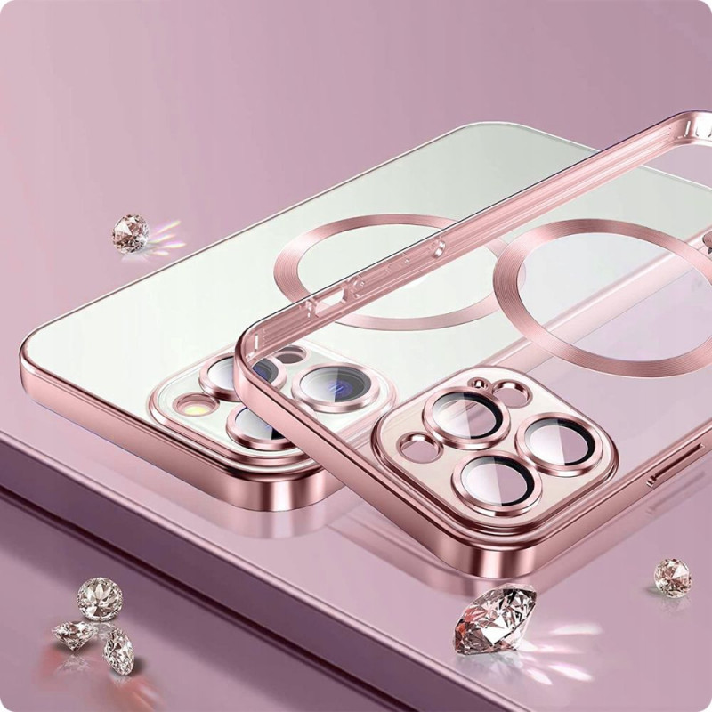 Tech-Protect MagShine MagSafe etui dla Apple iPhone 14, fioletowe