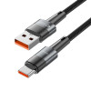 Kabel Tech-Protect UltraBoost USB-A/USB-C 66W 6A 200 cm, szary