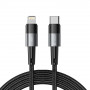 Kabel Tech-Protect UltraBoost USB-C/Lightning PD 20W 3A 200 cm, szary