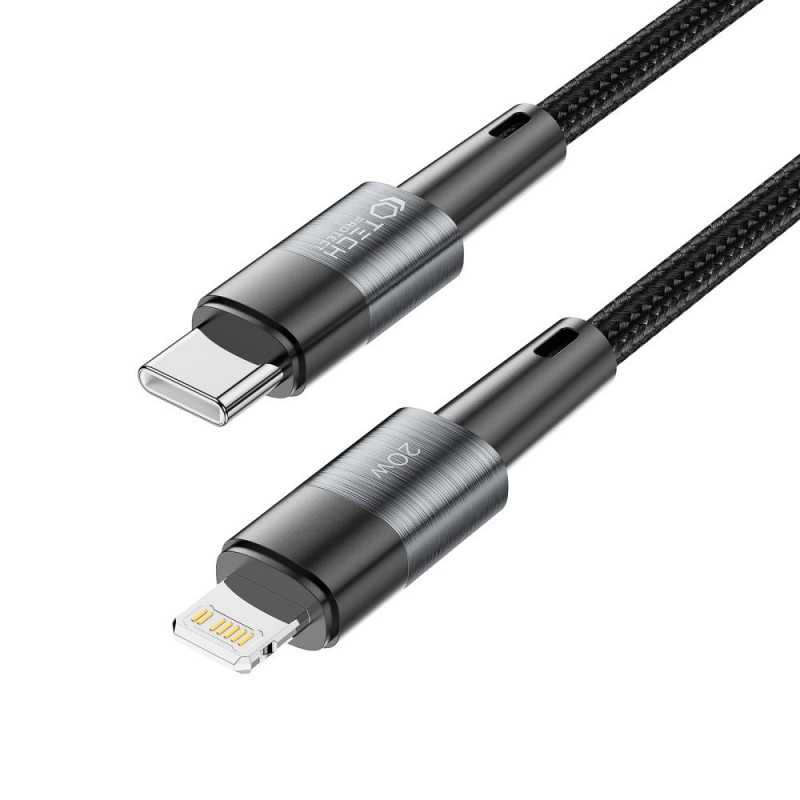 Kabel Tech-Protect UltraBoost USB-C/Lightning PD 20W 3A 200 cm, szary