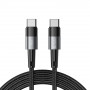 Tech-Protect UltraBoost kabel USB-C/USB-C PD 60W 3A 200 cm, szary