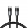 Kabel Tech-Protect UltraBoost USB-C/USB-C PD 60W 3A 100 cm, szary