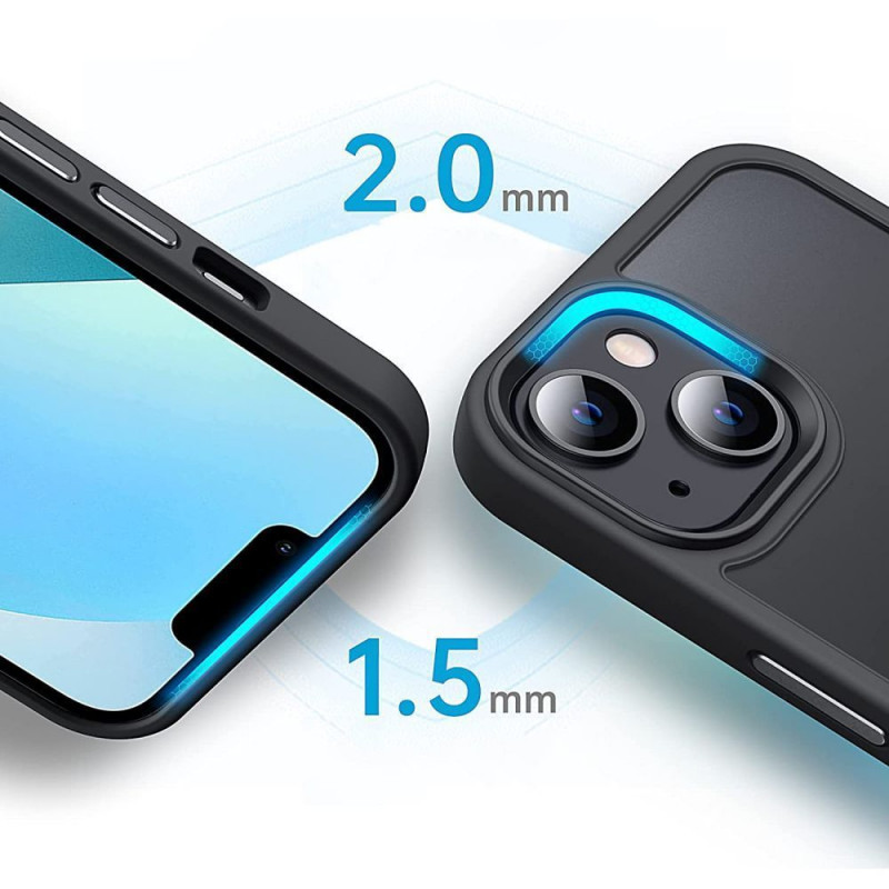 Etui MagSafe Tech-Protect MagMat dla Apple iPhone 12 Pro Max, matowy czarny