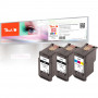 Zestaw wkładów atramentowych Peach Spar Pack PI100-317 (kompatybilny z Canon PG-545/CL-546)