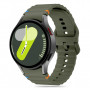 Tech-Protect Silicone Sport Strap THP3054 do Samsung Galaxy Watch 4/5/5 Pro/6/7/FE, Army Green