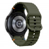 Tech-Protect Silicone Sport Strap THP3054 do Samsung Galaxy Watch 4/5/5 Pro/6/7/FE, Army Green