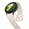 Tech-Protect Silikonowy pasek sportowy do Samsung Galaxy Watch 4/5/5 Pro/6/7/FE, Starlight