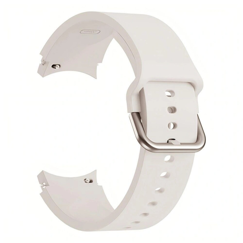 Pasek silikonowy Tech-Protect THP3041 do Samsung Galaxy Watch 4/5/5 Pro/6/7/FE, Starlight