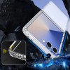 Etui Tech-Protect Flexair Hybrid Case THP4318 do Samsung Galaxy Z Flip 7, przezroczyste