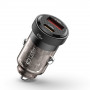Tech-Protect CC45W ładowarka samochodowa 2-portowa, USB-C PD 45W, USB-A QC 3.0, czarna