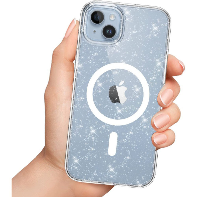 Etui Tech-Protect Flexair Hybrid MagSafe do Apple iPhone 13 / 14, Glitter