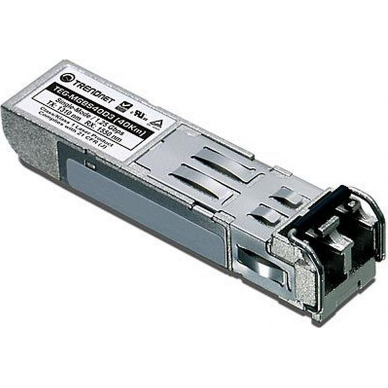 TRENDnet TEG-MGBS10D3 moduł transceiver SFP (Mini-GBIC), GigE, 1000Base-LX, LC jednomodowy, do 10 km, 1310 nm (TX)