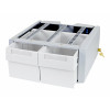 Ergotron StyleView SV43/44 Series dodatkowy podwójny wysoki element montażowy (moduł 2-szufladowy), szary/biały