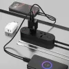 Dudao A27TEU PD 30W ładowarka ścienna GaN, USB-A + USB-C, czarna