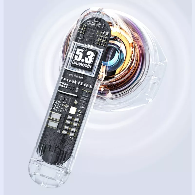 Dudao U8 TWS Bezprzewodowe słuchawki dokanałowe, Bluetooth 5.3, biały
