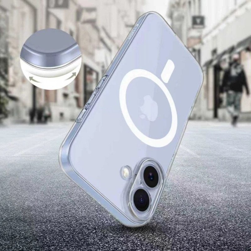 Etui Tech-Protect FlexAir MagSafe do Apple iPhone 17, przezroczyste