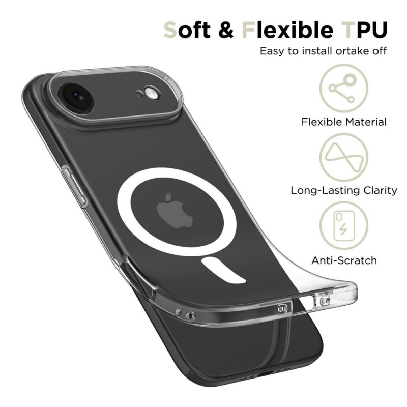 Etui Tech-Protect FlexAir MagSafe do Apple iPhone Air, przezroczyste