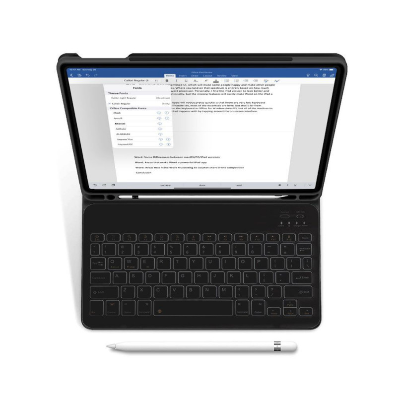 Tech-Protect SC Pen + Keyboard etui z klawiaturą dla Apple iPad 10.9 (2022) / iPad 11 (2025), czarny