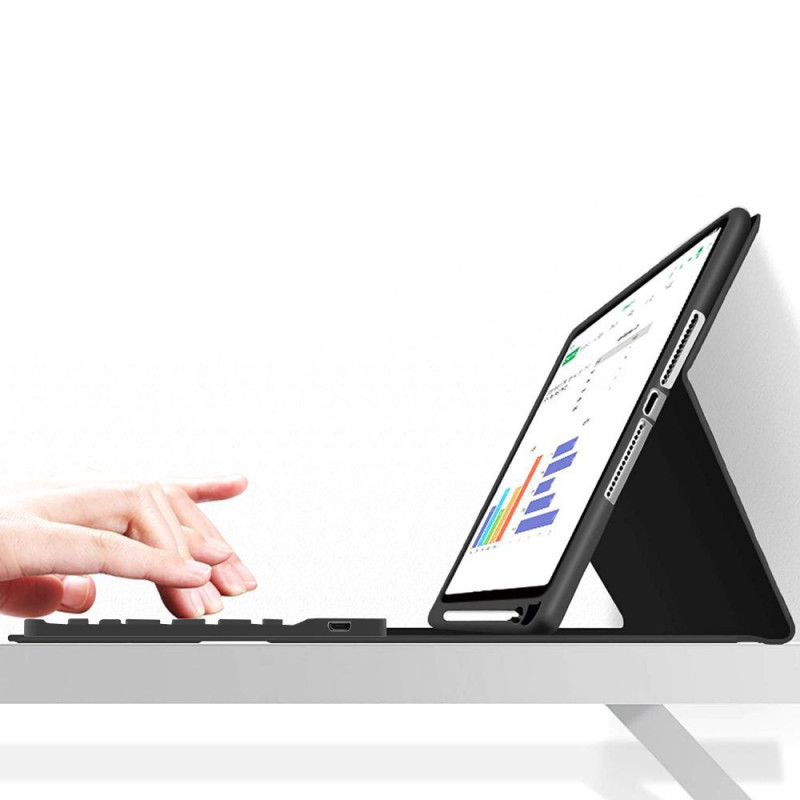 Tech-Protect SC Pen + Keyboard etui z klawiaturą dla Apple iPad 10.9 (2022) / iPad 11 (2025), czarny