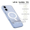 Etui Tech-Protect FlexAir MagSafe do Apple iPhone 17, przezroczysty brokat