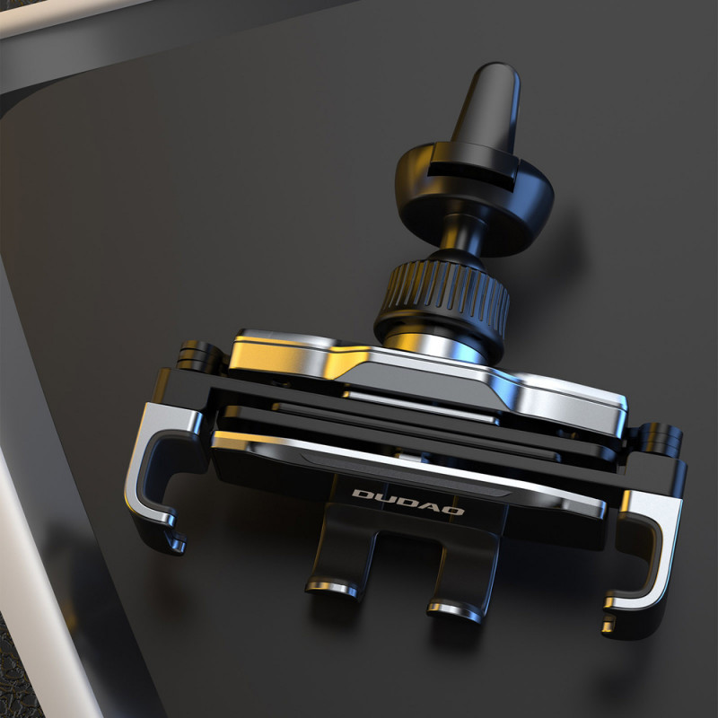 Uchwyt samochodowy grawitacyjny na smartfona Dudao F11Pro, czarny