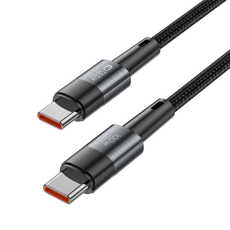 Kabel Tech-Protect Ultraboost USB-C PD, 100W, 5A, 25 cm, szary