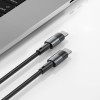 Kabel Tech-Protect Ultraboost USB-C PD, 100W, 5A, 25 cm, szary