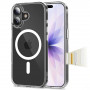 Etui Tech-Protect Flexair Hybrid CC MagSafe do Apple iPhone 17, przezroczyste