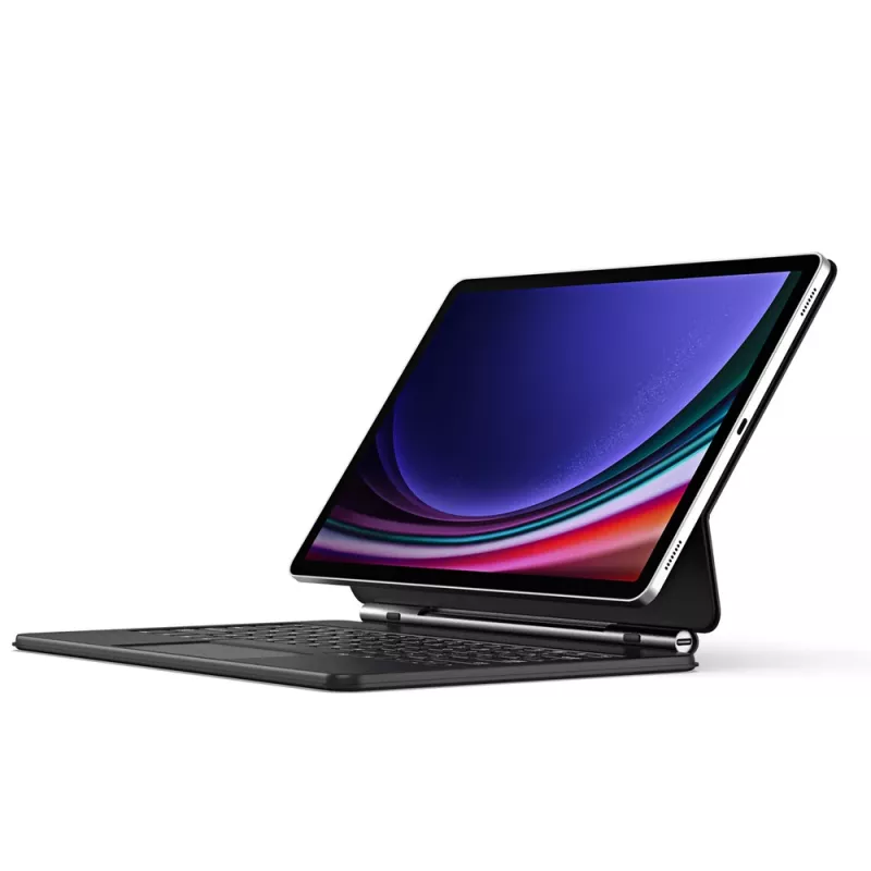 Etui z klawiaturą Dux Ducis MK Series z klawiaturą Bluetooth do Samsung Galaxy Tab S9+ / S8+ / S7+, czarny