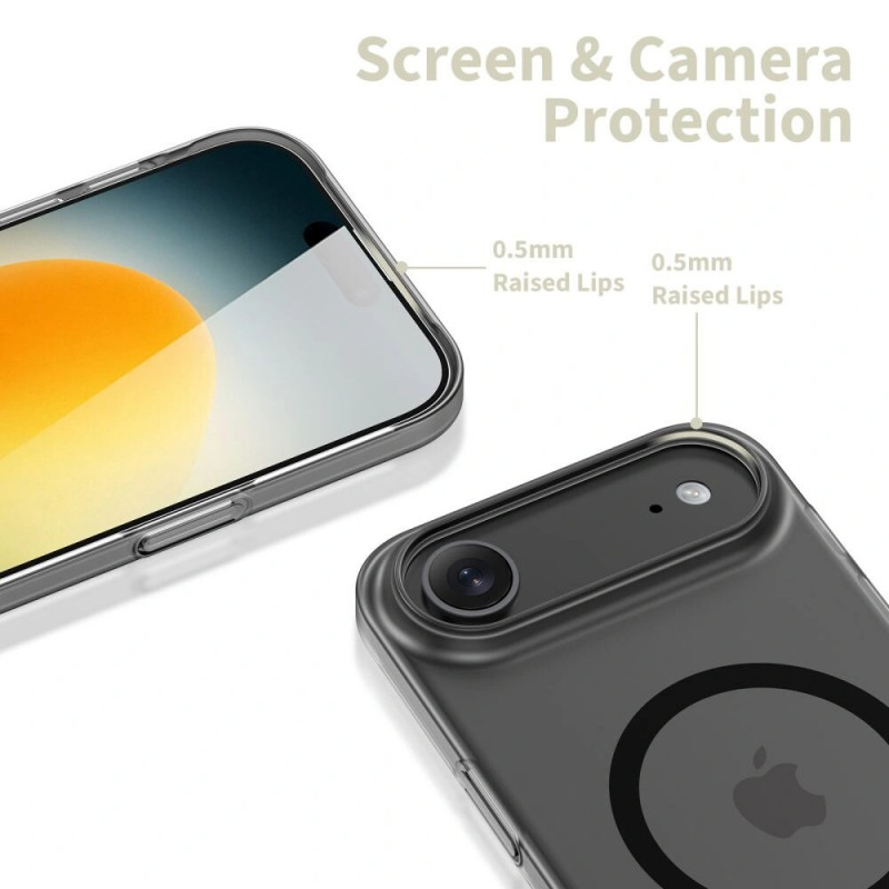 Etui Tech-Protect Magslim MagSafe do Apple iPhone Air, matowe czarne
