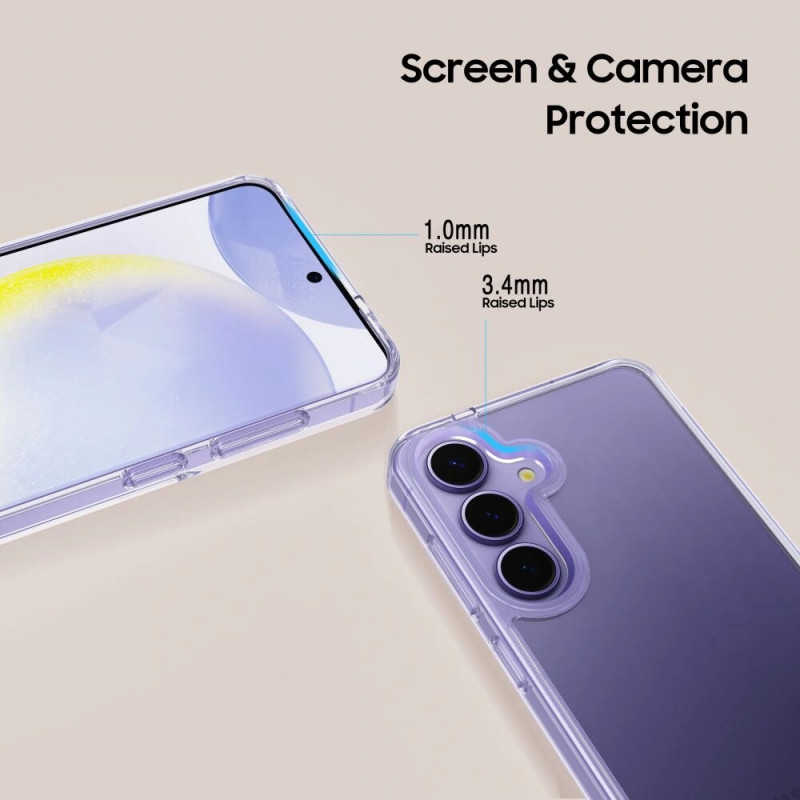 Tech-Protect Etui Flexair Hybrid do Samsung Galaxy S25, przezroczyste
