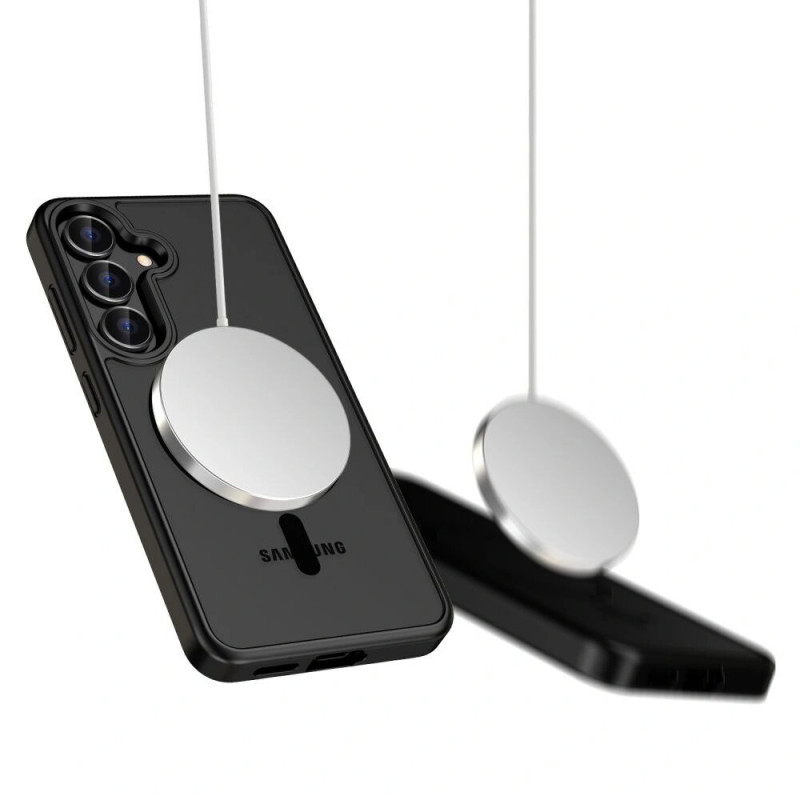 Etui Tech-Protect Magmat MagSafe do Samsung Galaxy S25, matte black
