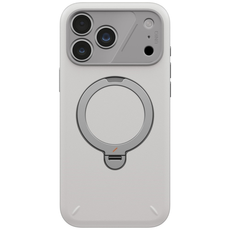 UNIQ Elix Case for Apple iPhone 18 Pro Max / 17 Pro Max, 360 Rotating Kickstand, jasnoszary