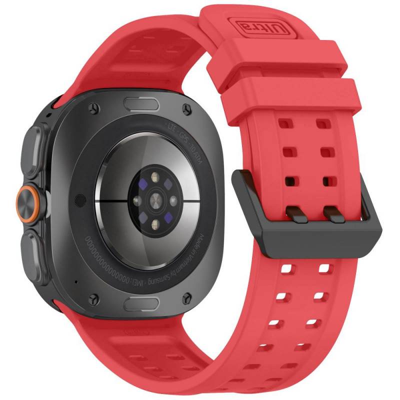 Tech-Protect Pasek silikonowy Air do Samsung Galaxy Watch Ultra 1 / 2 (2024-2026) 47 mm, Crimson Red