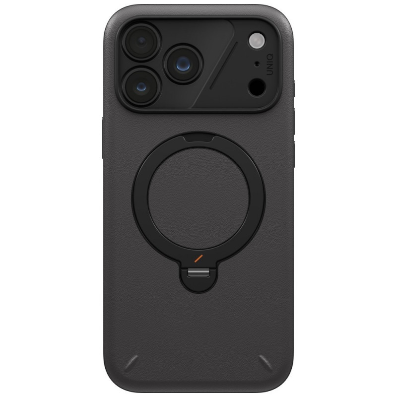 Etui UNIQ Elix do Apple iPhone 18 Pro Max / 17 Pro Max, obrotowa podstawka 360, szary
