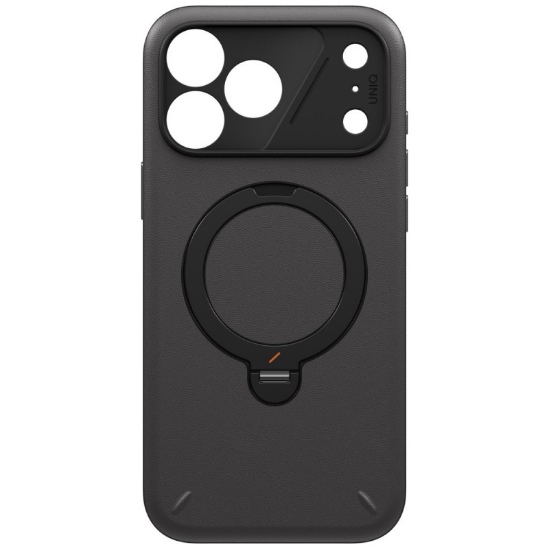 Etui UNIQ Elix do Apple iPhone 18 Pro Max / 17 Pro Max, obrotowa podstawka 360, szary